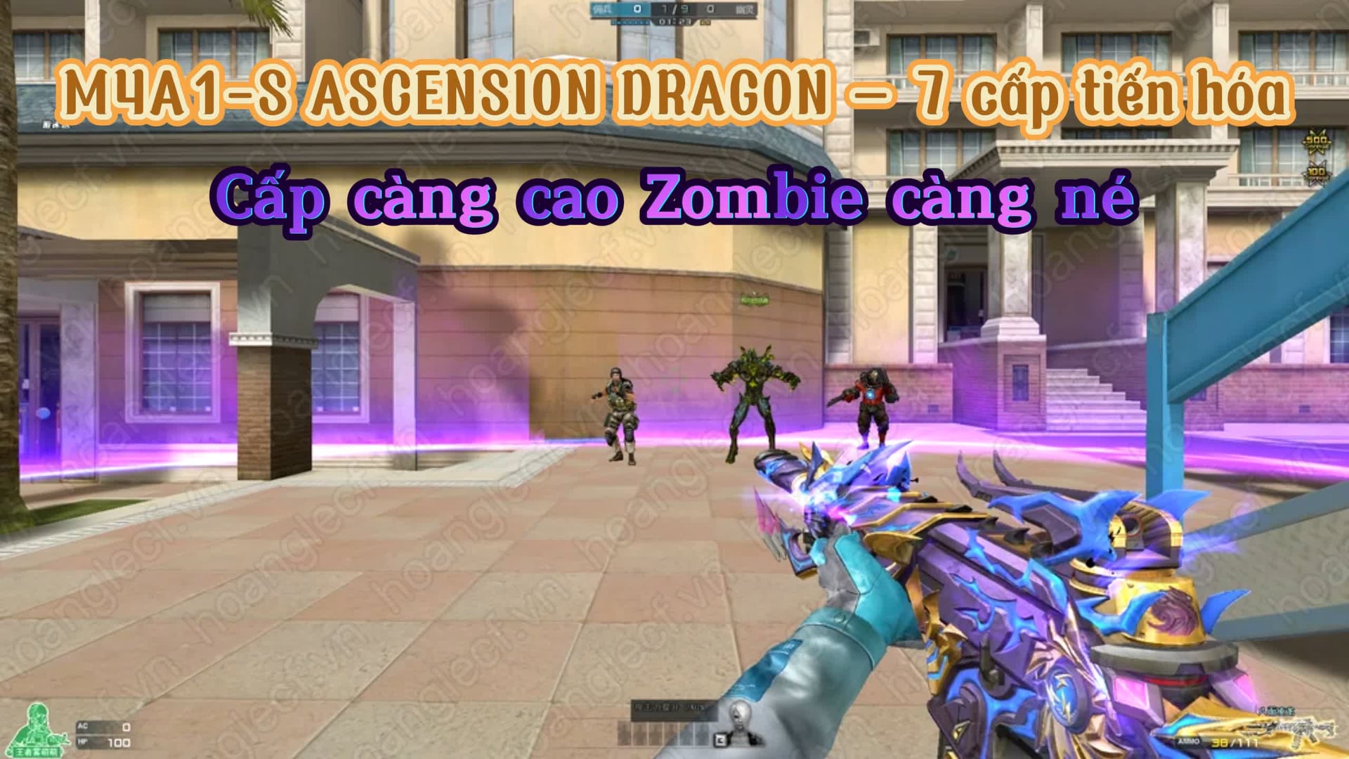 M4A1-S  – 7 cấp tiến hóa