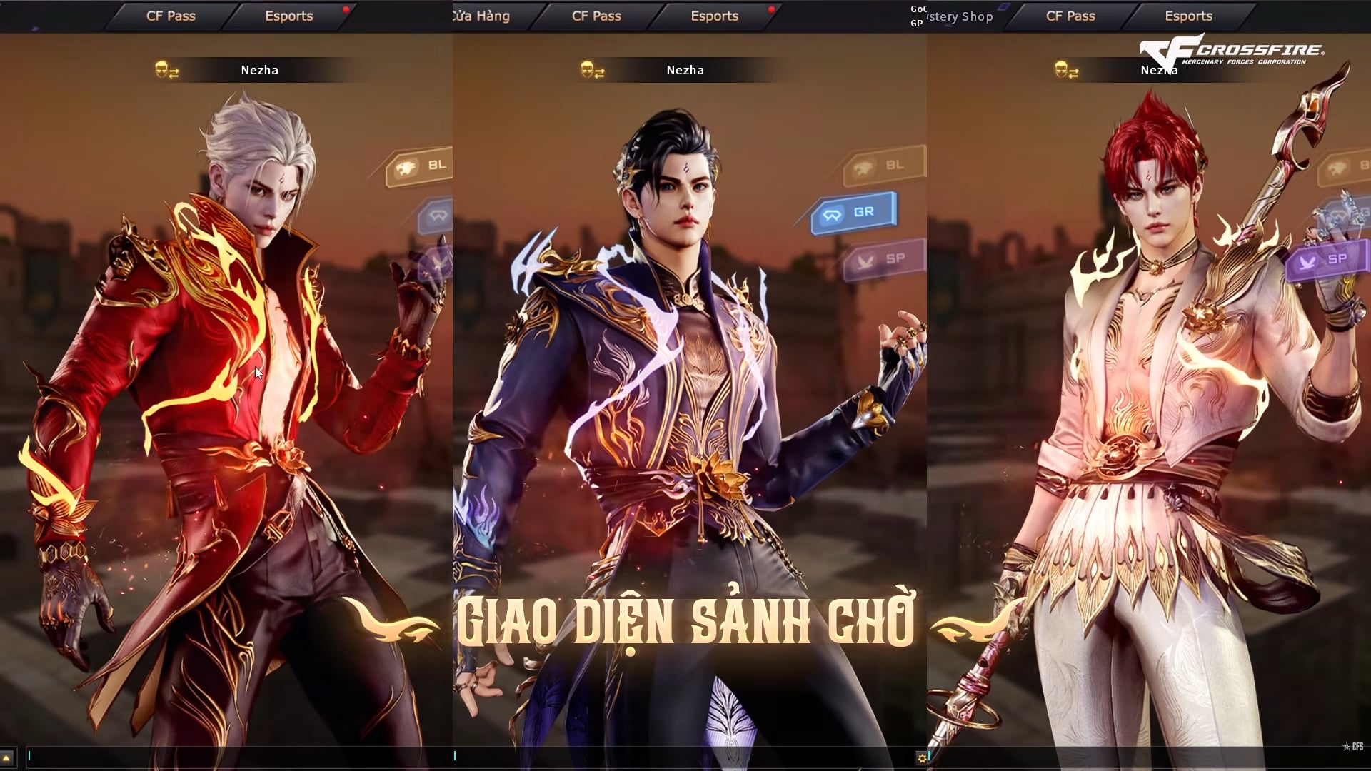 Giao diện chờ
